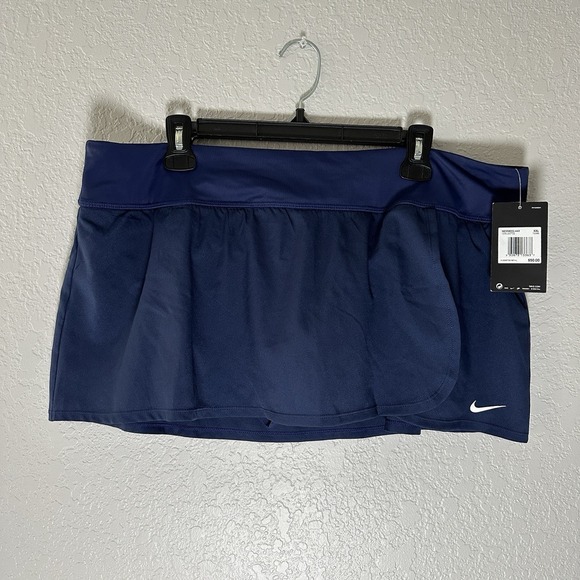 NWT Nike Swim Essential Woman's Boardskirt Midnight Navy XXL Skort Skirt‎ - Picture 3 of 12